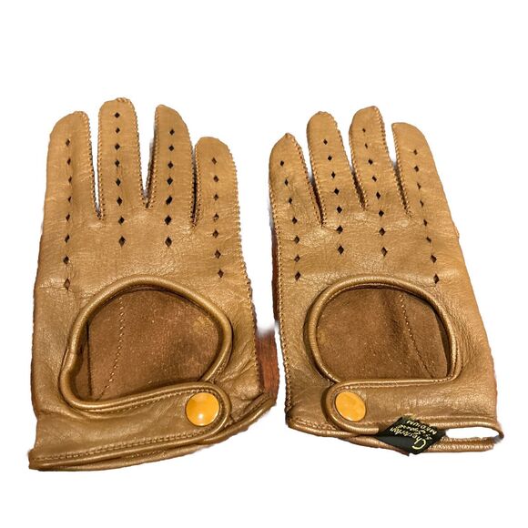 Superb Other - Vintage ‘Chesterton’ by Superb Medium Brown Leather Gloves